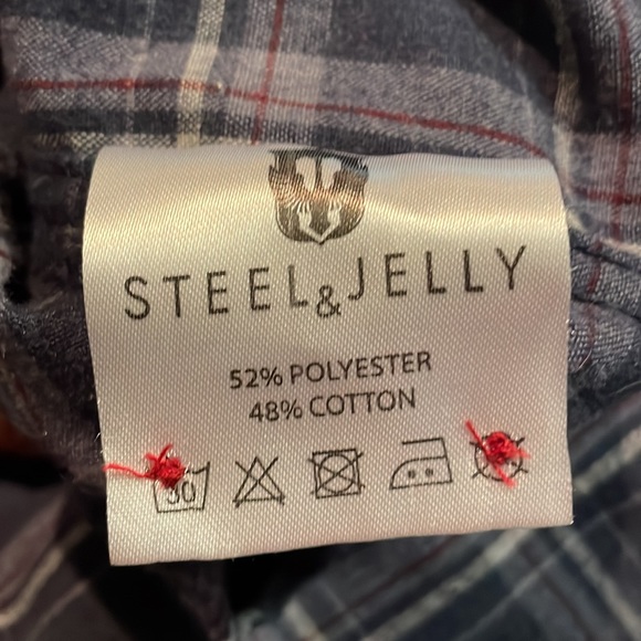 Steel & Jelly Mens flannel shirt - Picture 5 of 6